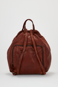 Ari Leather Tassel Backpack