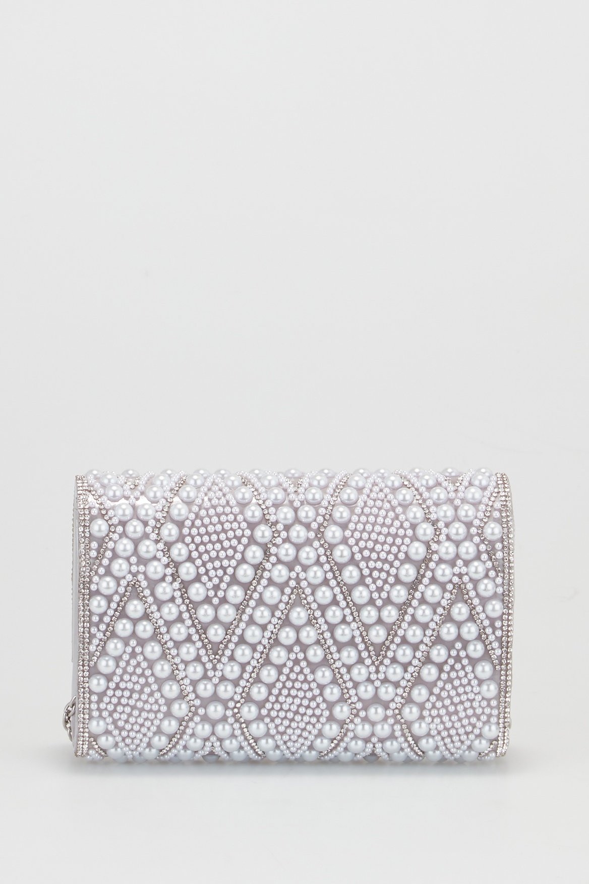 Diamante Pearl Clutch Bag