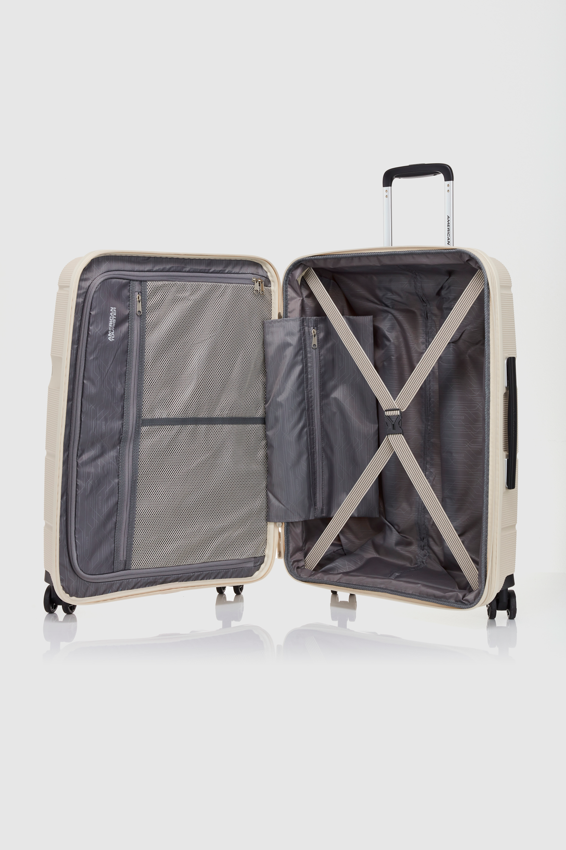 American Tourister Linex Bagage Koffer L – 76 Cm, 102 Liter – Polypropyleen, TSA-slot, Dubbele Wieltjes