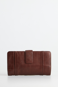 Leather Large Tab Wallet
