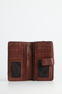 Leather Large Tab Wallet