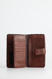 Leather Large Tab Wallet