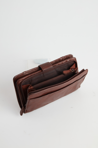 Leather Large Tab Wallet