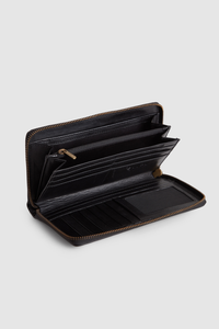 Bria Leather Zip Large Wallet