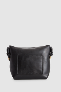 Clara Leather Curve Top Crossbody