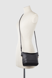 Clara Leather Curve Top Crossbody