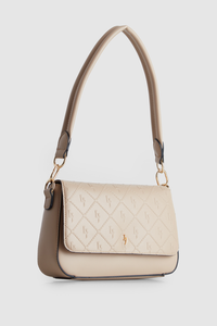Embossed Shoulder Bag
