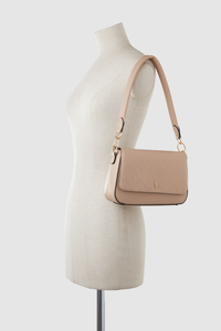 Embossed Shoulder Bag