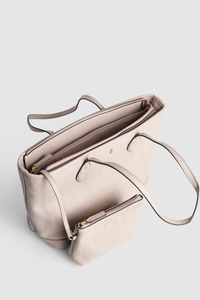 Embossed Tote Bag With Pouch