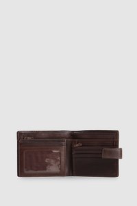 Leather Tab Wallet