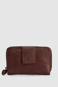 Leather Medium Tab Wallet