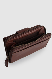 Leather Medium Tab Wallet