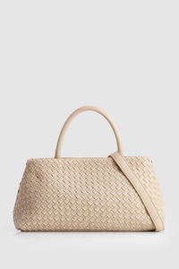 Margo Leather Weave Tote Bag