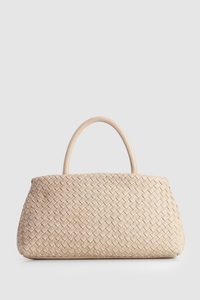 Margo Leather Weave Tote Bag
