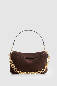 Clara Leather Chain Mini Grab Bag