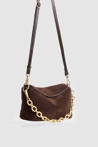 Clara Leather Chain Mini Grab Bag