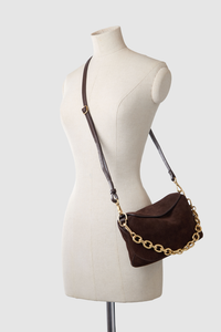Clara Leather Chain Mini Grab Bag