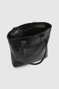 Zack Leather Tote Bag