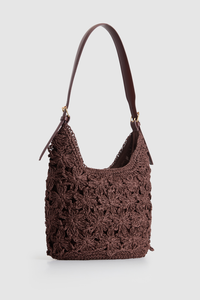 Flower Straw Hobo