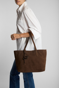 Elena Suede Tote Bag