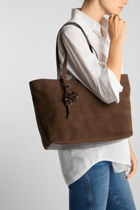 Elena Suede Tote Bag