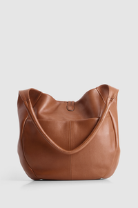 Elara Leather Hobo Bag