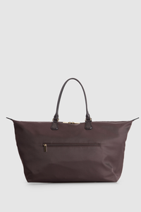 Noosa Leather Trim Travel Tote Bag