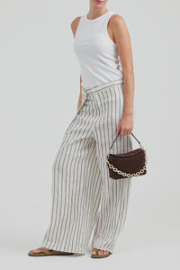 Clara Leather Chain Mini Grab Bag