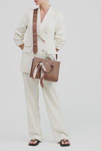 Small Tote Bag With Scarf