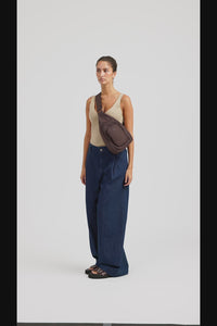 Gia Multi Pocket Nylon Sling Bag