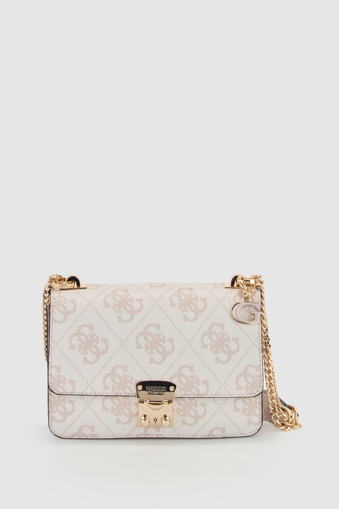 Mia logo sales crossbody bag guess