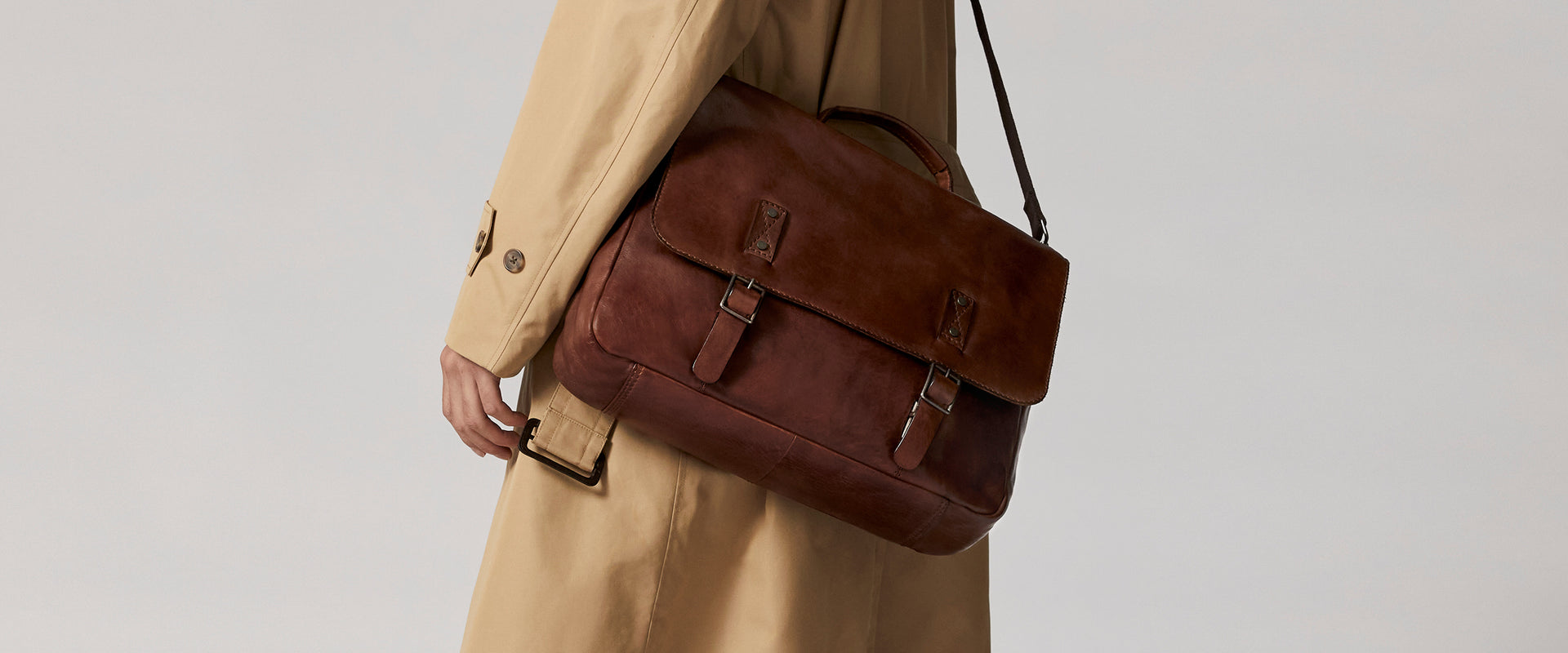 Men's Brown Bags, Wallets & Accessories