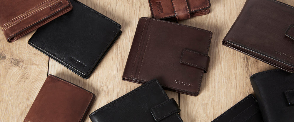 Men's Black Bags, Wallets & Accessories