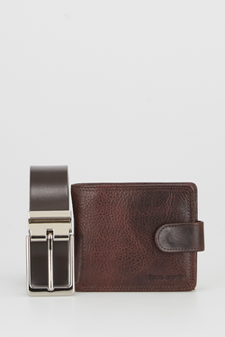 PC RFID Wallet & Belt Gift Set