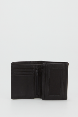 RFID Leather Trifold Wallet