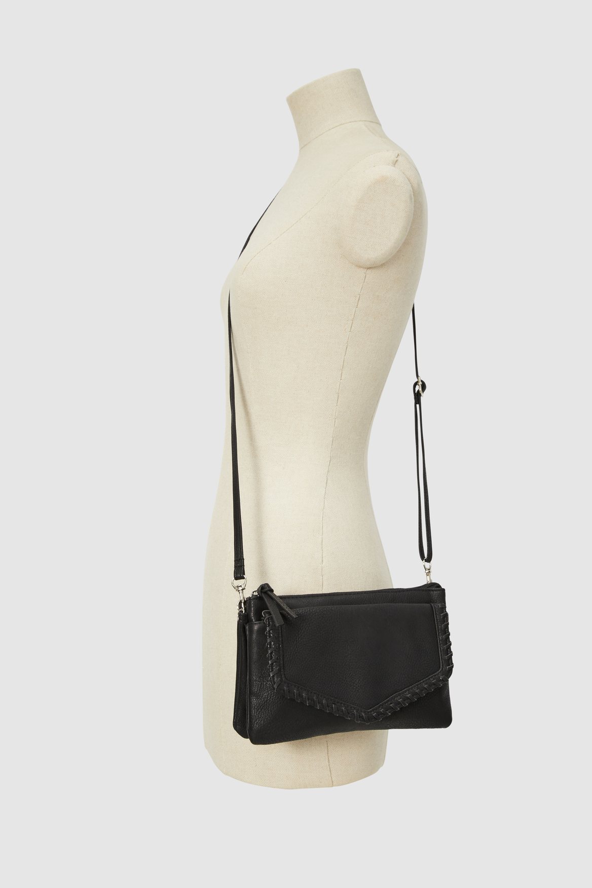 Marikai Whipstich Detail Crossbody Bag Strandbags New Zealand