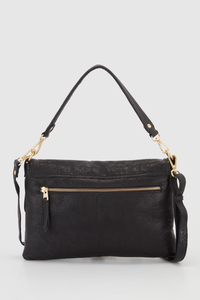 Kaya Leather Flapover Bag
