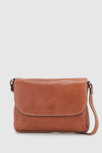 Mo Leather Multi Comp Flapover Bag