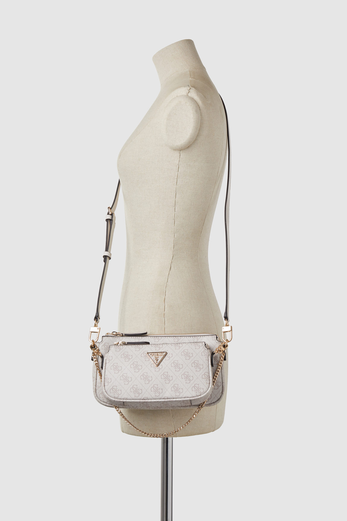 Double pouch crossbody bag online