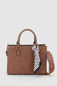 Shopper Bag With Scarf