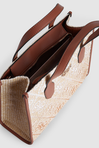 Silvana Straw Tote Bag