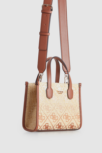 Silvana Straw Mini Tote Bag