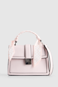 Scarf Top Handle Bag