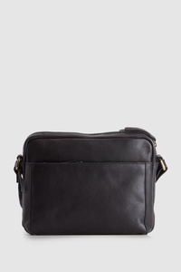 Leather Camera Crossbody Bag