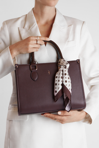 Small Tote Bag With Scarf