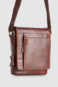 Flynn Leather N/S Satchel