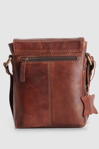 Flynn Leather N/S Satchel