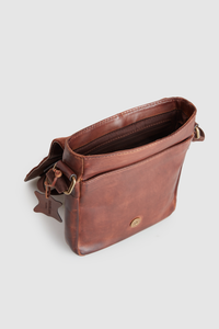 Flynn Leather N/S Satchel