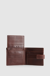 Leather Tab Wallet