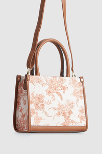 Tropical Canvas Mini Tote